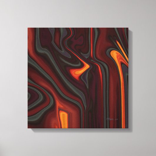 Waar rook is canvas afdruk (Voorkant)