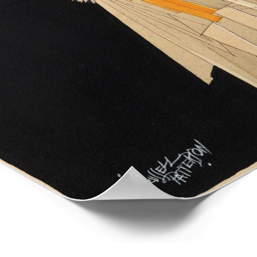 Waar rook is, is vuur poster (Hoek)