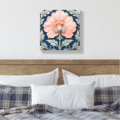 Waar Roze Blauw Ontmoet Canvas Afdruk (Insitu (Slaapkamer))
