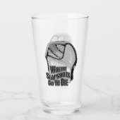 Waar Slagshots Sterven (ijshockey) Glas (Voorkant)