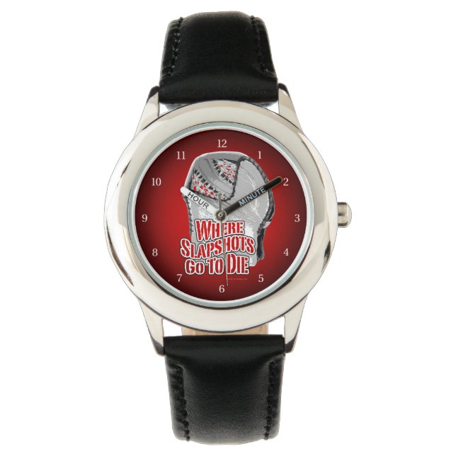 Waar Slapshots gaan sterven (Hockey) Horloge (Voorkant)