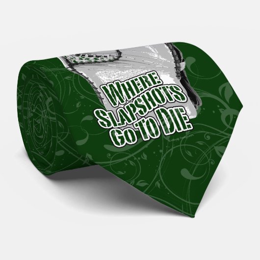 Waar Slapshots gaan sterven (Hockey) Stropdas (Opgerold)