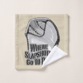 Waar Slapshots naar sterven gaan (hockey) Bad Handdoek (Wasdoekje)