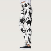 Waar Spooky ontmoet verfijning, Halloween thema Leggings (Links)