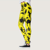 Waar Spooky ontmoet verfijning, Halloween thema Leggings (Links)