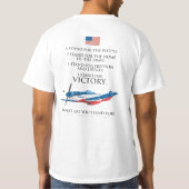 Waar sta je voor? t-shirt (Achterkant)