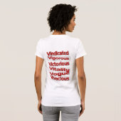 Waar staat V voor? T-shirt (Achterkant volledig)