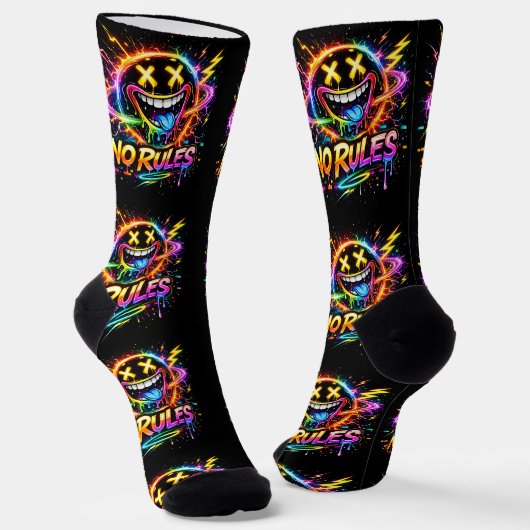 Waar te Kopen Cool Socks 00389 No Rules Socks Sokken (Gebogen)