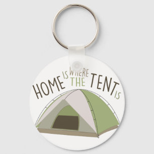 Waar tent sleutelhanger