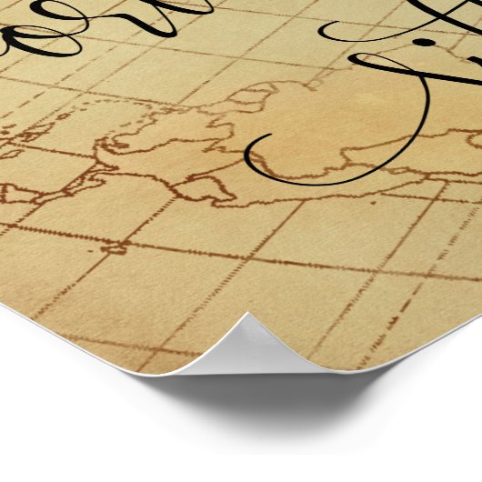 Waar ter wereld zit je in poster? poster (Hoek)