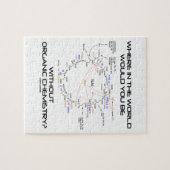 Waar ter wereld zou je biologisch chemie zijn? legpuzzel (Horizontaal)