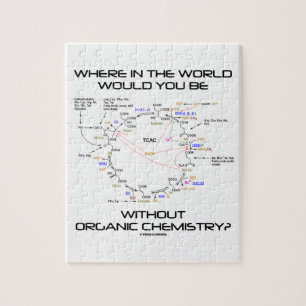 Waar ter wereld zou je biologisch chemie zijn? legpuzzel