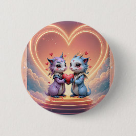 Waar twee zielen voor altijd kiezen ronde button 5,7 cm