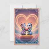 Waar twee zielen voor altijd kiezen RSVP kaartje (Achterkant)