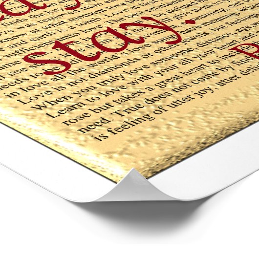 Waar u blijft - Ruth 1:16 - de druk van het poster (Hoek)