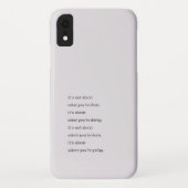 Waar u Citaat gaat Case-Mate iPhone Case (Achterkant)