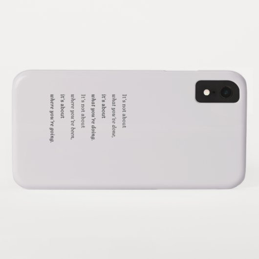 Waar u Citaat gaat Case-Mate iPhone Case (Achterkant (horizontaal))