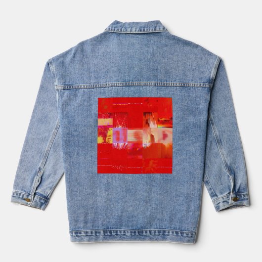 Waar u Gradiënt kunt gebruiken Denim Jacket (Achterkant)
