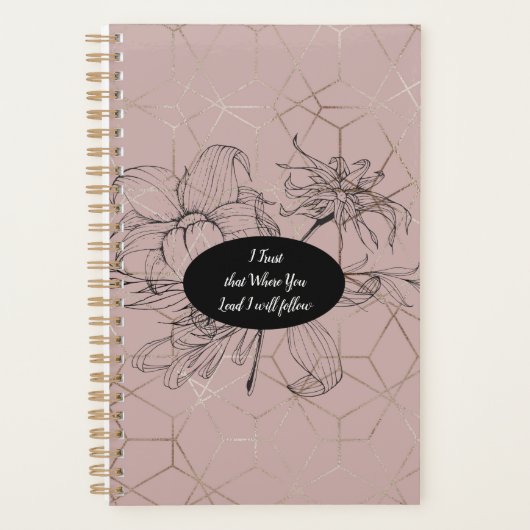 Waar u leiding geeft aan vrouwen Roos Gold Planner (Voorkant)