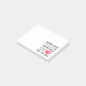 Waar uw schatten Inspirerend prijsopgave roze is Post-it® Notes (Schuin)