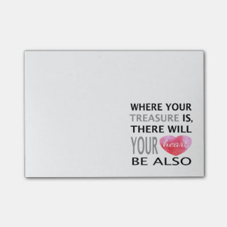 Waar uw schatten Inspirerend prijsopgave roze is Post-it® Notes
