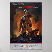 Waar vaardigheden en moed graven poster (Voorkant)