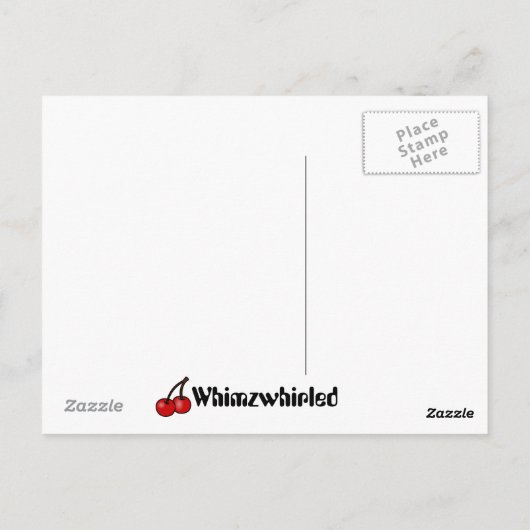 waar varkens vliegen briefkaart (Achterkant)