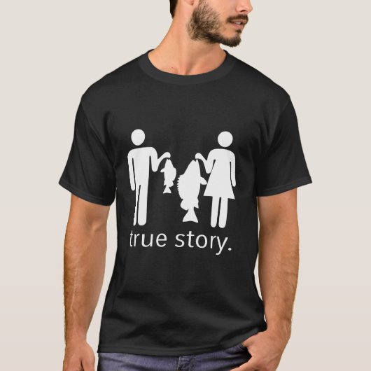 Waar verhaal Gevist T-shirt (Voorkant)