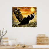 Waar vrijheid poster (Keuken)