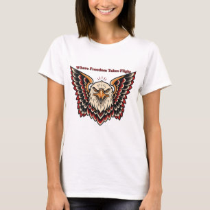 Waar vrijheid vliegt t-shirt