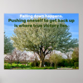 Waar waar de ware overwinning leeft. poster (Voorkant)