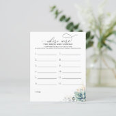 Waar waren de BRIDE en het GROOM-fotospel? (Staand voorkant)