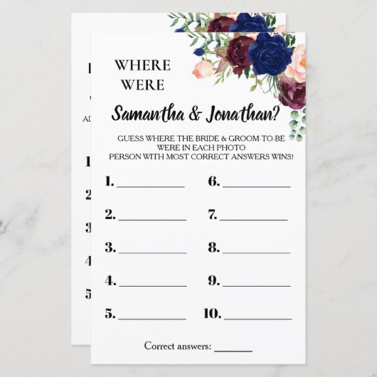 Waar waren de vrijgezellenfeesten van het engels s (Voorkant / Achterkant)