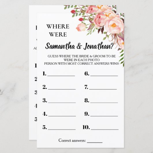 Waar waren de vrijgezellenfeesten van het engels s (Voorkant / Achterkant)