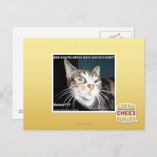 Waar waren jullie? briefkaart (Voorkant / Achterkant)