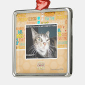 Waar waren jullie? metalen ornament (Links)