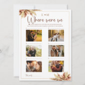 Waar waren we Herfst Pampas Grass Game Kaart (Voorkant)