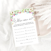 Waar waren we Wildflower Vrijgezellenfeest spel