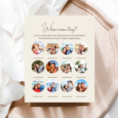 Waar waren ze 12 foto bruiloft Verloving spel