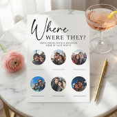 Waar waren ze bruiloft spel kaart