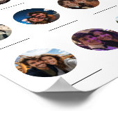 Waar waren ze bruiloft Verloving spel 12 foto's Poster (Hoek)