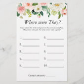 Waar waren ze de vlakke vlakke Vrijgezellenfeest? Flyer (Voorkant)