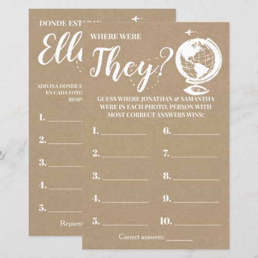 Waar waren ze die tweetalig douchen? (Voorkant / Achterkant)