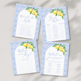 Waar waren ze Lemon Italiaans Vrijgezellenfeest Sp