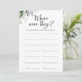 Waar waren ze minimalistisch Vrijgezellenfeest spe Kaart (Staand voorkant)