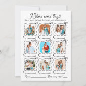 Waar waren ze Photo Hand getrokken golvende bruids Kaart (Voorkant)