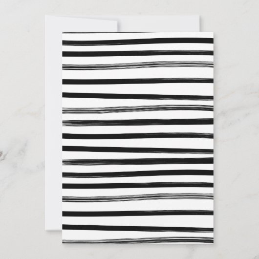 Waar waren ze Photo Hand getrokken golvende bruids Kaart (Achterkant)