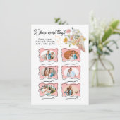 Waar waren ze Photo Scooped Up Bruids spel Kaart (Staand voorkant)