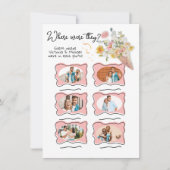 Waar waren ze Photo Scooped Up Bruids spel Kaart (Voorkant)