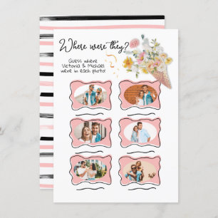 Waar waren ze Photo Scooped Up Bruids spel Kaart